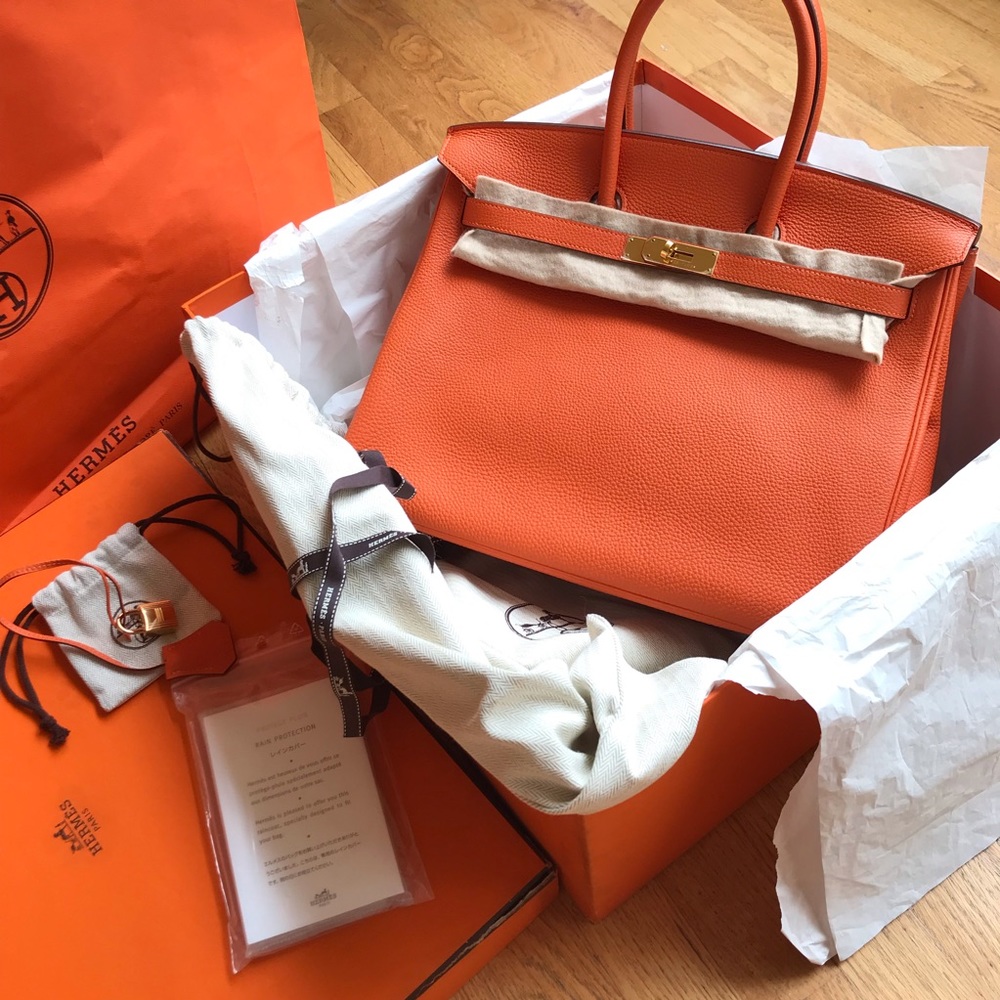 SOLD Hermès Birkin 35 Togo. LIKE NEW - Picture 1 of 8